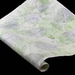 Handmade Buddha Leaf Kozo Paper - GREEN