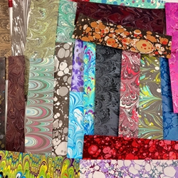 Assorted Handmarbled Collage Pack - 10 Pieces
